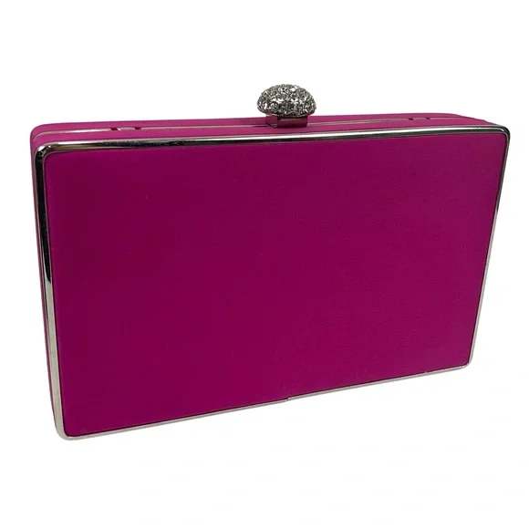 Lulu Townsend Bags Lula Townsend Fuchsia Box Handbag With
